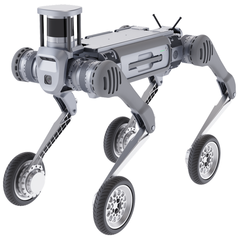 Unitree B2-W 車輪脚大型産業用四足ロボット